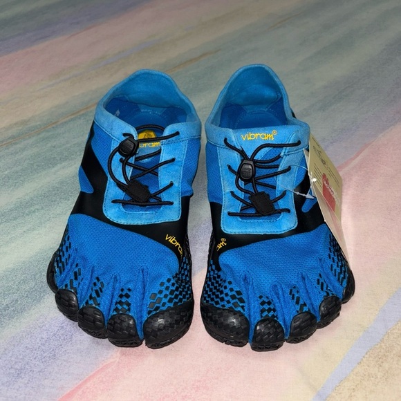 Vibram Fivefingers V-Trail Barefoot Running Shoes Blue size